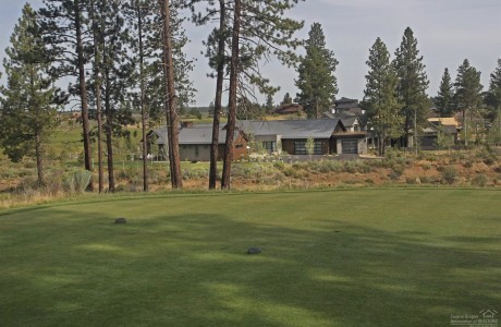 At the confluence of three golf holes in Tetherow