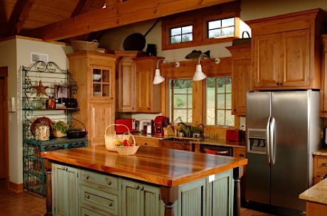 kitchens as found in sisters oregon home for sale