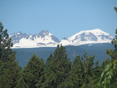 Cascade view from 19379 Blue Lake Loop in Bend