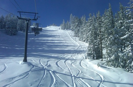 Post image for Skiers Mob Bachelor . . . Free Skiing, New Chairlift